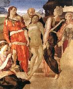 Michelangelo Buonarroti Entombment oil on canvas